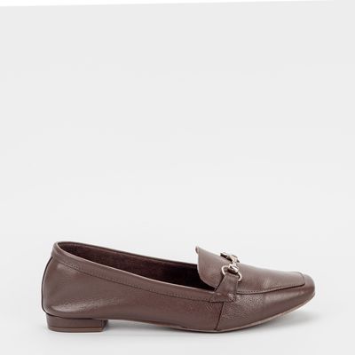 Mocassim com enfeite Café