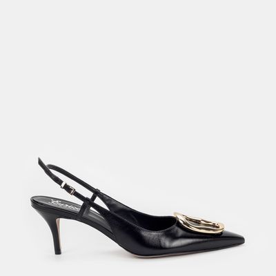 Scarpin com Detalhe Preto