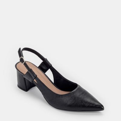 Chanel bico fino Preto