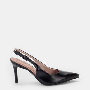 Scarpin aberto Usaflex Preto
