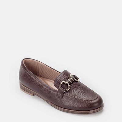 Mocassim com Fivela Telha