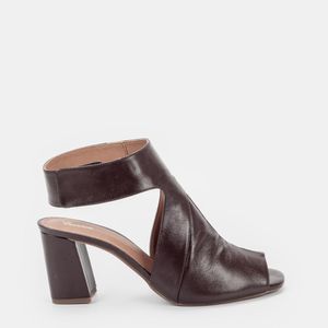 Sandália com Velcro Chocolate