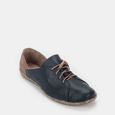 Sapato de amarrar Ipadma Bicolor Marinho