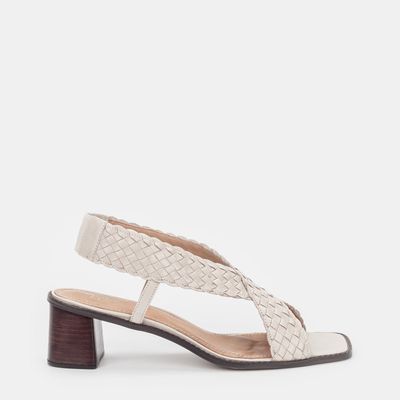 Sandália Trançada Off-White