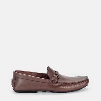 Mocassim com Tira Café