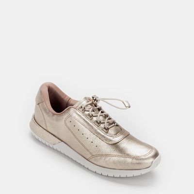 Tênis Casual Usaflex com Elástico Ouro