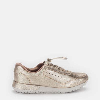 Tênis Casual Usaflex com Elástico Ouro