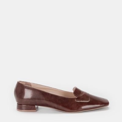 Mocassim Básico Verniz Canela