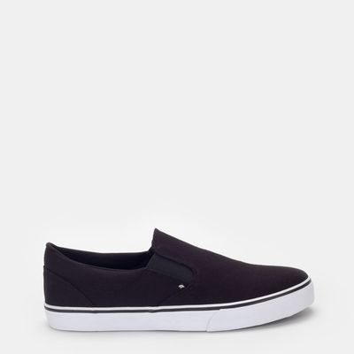 Tênis casual slip on Preto