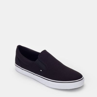 Tênis casual slip on Preto