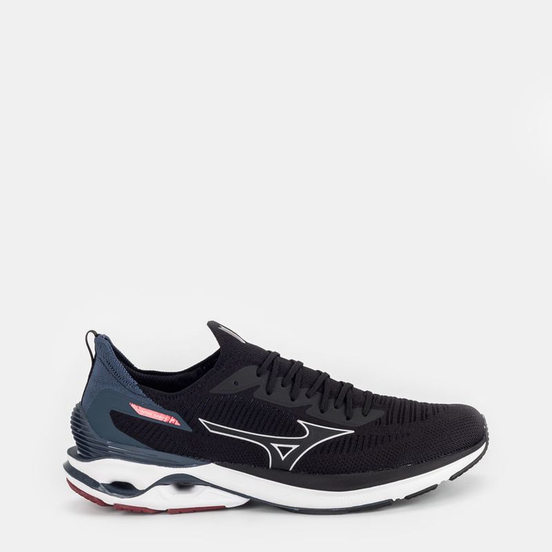 Tênis Mizuno Wave Mirai 7 Bicolor Preto