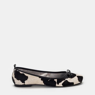 Sapatilha com Laço Animal Print