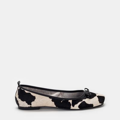Sapatilha com Laço Animal Print