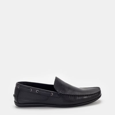 Mocassim texturizado Preto