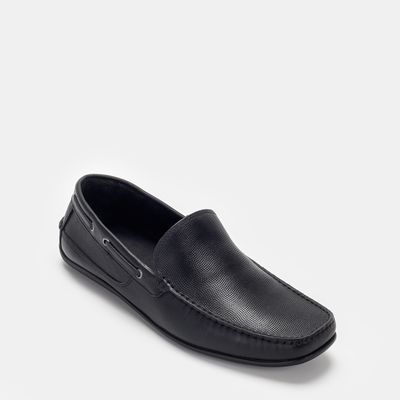 Mocassim texturizado Preto