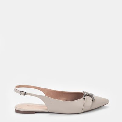 Sapatilha aberta c/ fivela Fendi