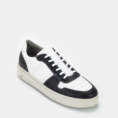 Tênis Casual Bicolor Preto