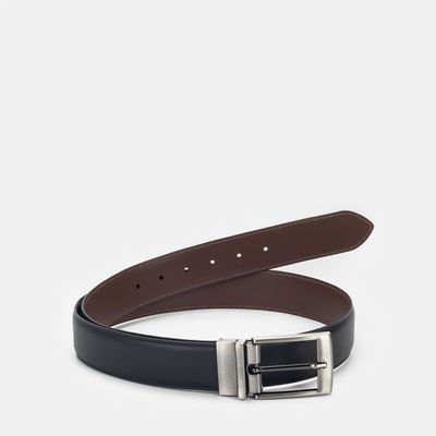 Cinto dupla face Preto/Café