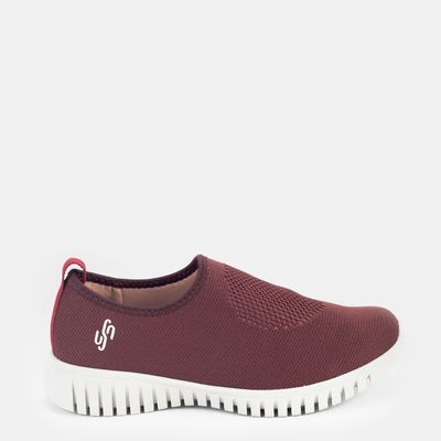 Tênis slip on Usaflex Vinho