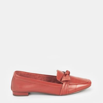 Mocassim com laço Caju