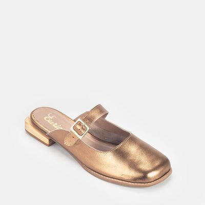 Mule Boneca com Fivela Bronze