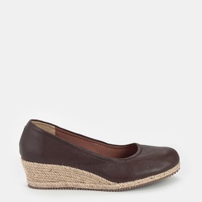 Sapato Anabela Chocolate