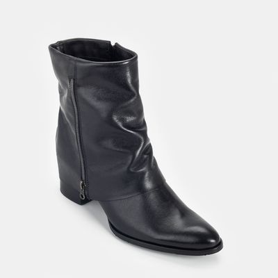 Bota Cano Baixo c/ Capa Preto