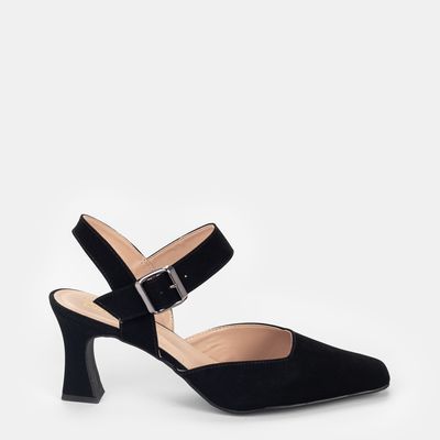 Scarpin Aberto Preto