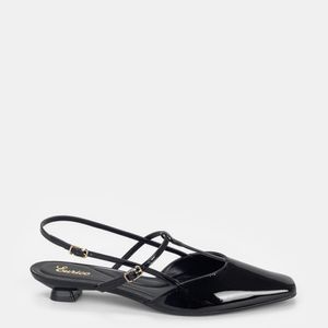 Chanel Salto Baixo Preto