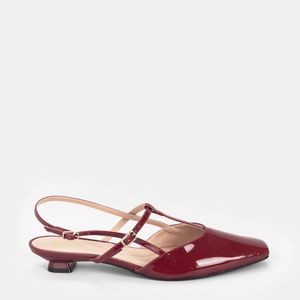 Chanel Salto Baixo Vinho