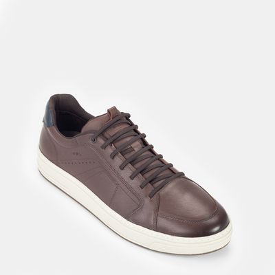 Tênis Ferricelli Casual com Elástico Marrom