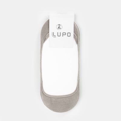 Kit de 2 meias Lupo Sportwear Marrom Claro