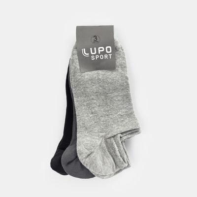 Kit de 3 meias Lupo Sport Multicor