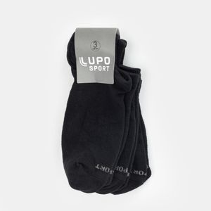 Kit de 3 meias Lupo Sport Preta