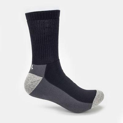 Meia Lupo Sport Canelada Bicolor Preta