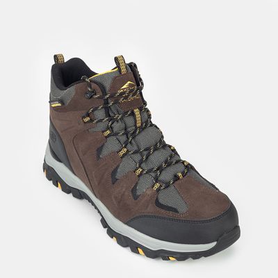 Bota Skechers Impermeável Marrom