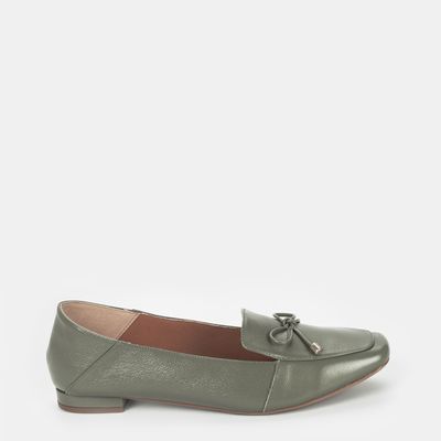 Mocassim Laço Fino Verde