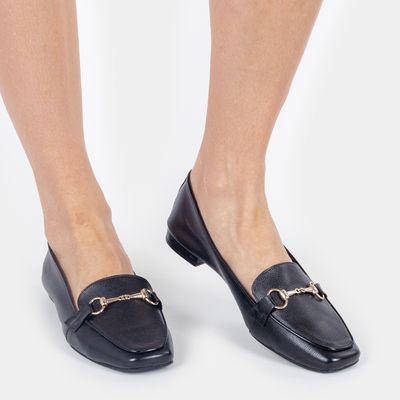 Mocassim C/ Fivela Preto