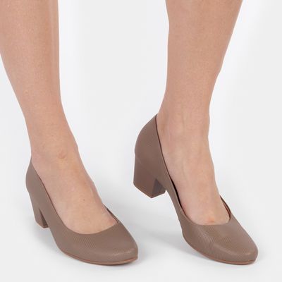 Scarpin Confort Areia