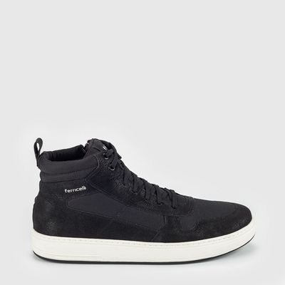Tênis Ferricelli Casual com cano Preto