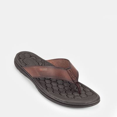 Chinelo c/ tiras largas Marrom