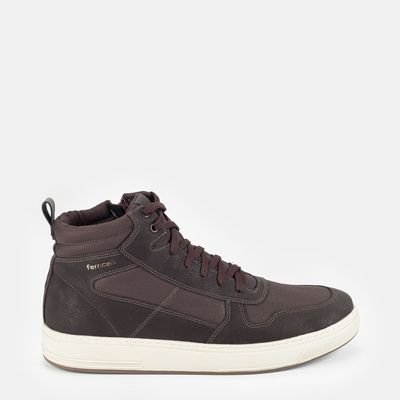 Tênis Ferricelli Casual com cano Marrom