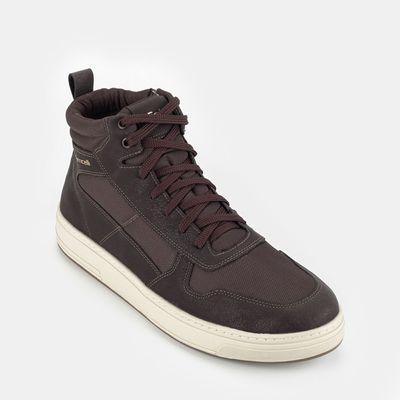 Tênis Ferricelli Casual com cano Marrom