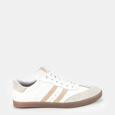 Tênis Casual Bicolor Branco