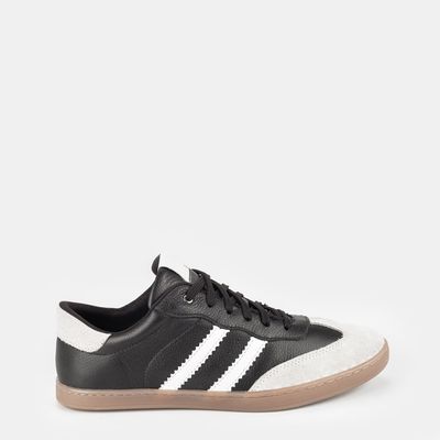 Tênis Casual Bicolor Preto