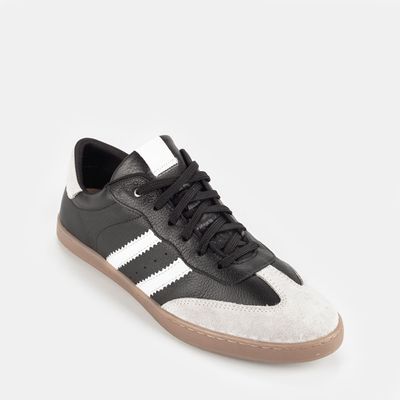 Tênis Casual Bicolor Preto