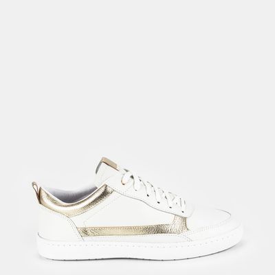 Tênis Casual Bicolor Branco