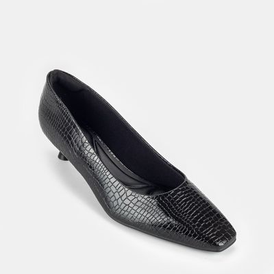 Scarpin Salto Baixo Preto
