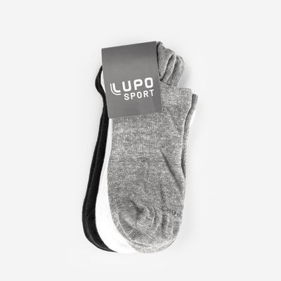 Kit de 3 meias Lupo Sport Multicor