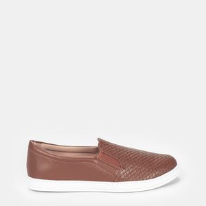 Tênis Slip On Marrom
